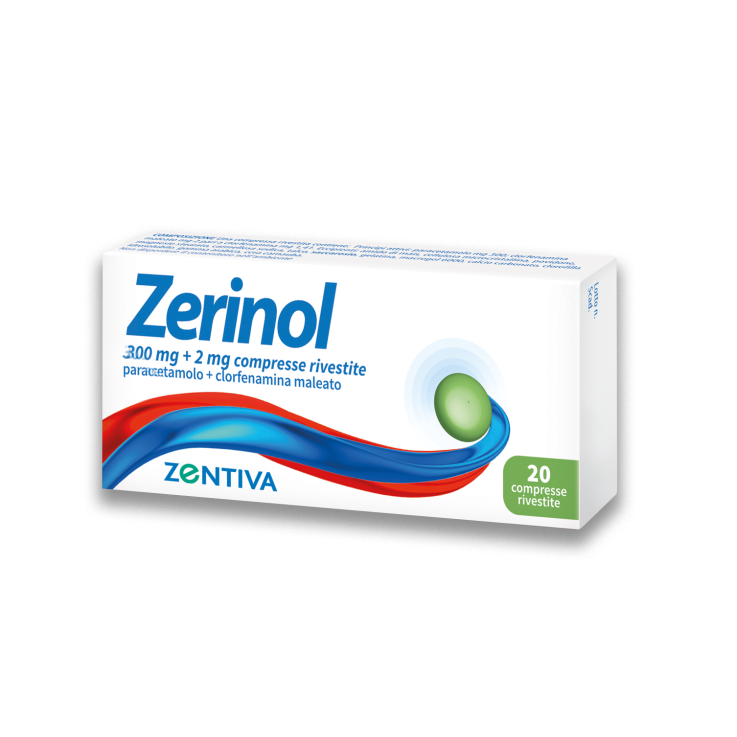 ZERINOL*20CPR RIV 300MG+2MG