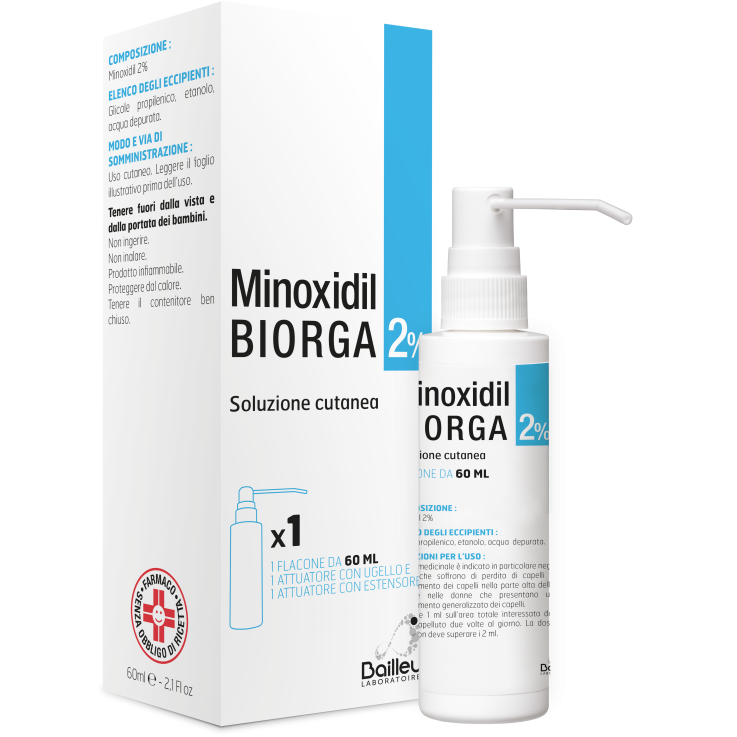 MINOXIDIL BIORGA*SOL CUT60ML2%