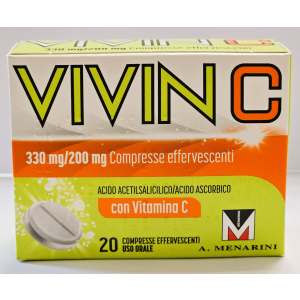 VIVIN C*20CPR EFF 330MG+200MG