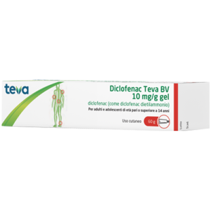 Diclofenac teva*gel 60g 10mg/g