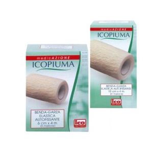 Icopiuma benda garza elastica autofissante cm10x4mt 1 pezzo