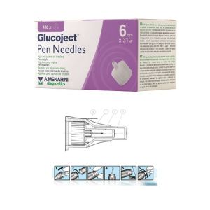 GLUCOJET Pen Needles 31g 6mm