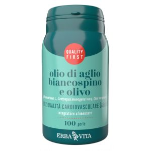 OLIO Aglio/Biancospino/Olivo100 PERLE ERBA VITA