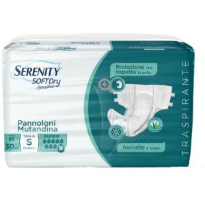 SERENITY PANNOLINI MUTANDINE SOFT DRY Sensitive Super L